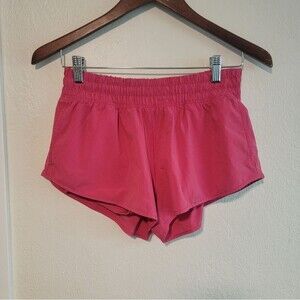 Aerie Low Rise Pink Pull On Flowy Shorts Small Stretch small